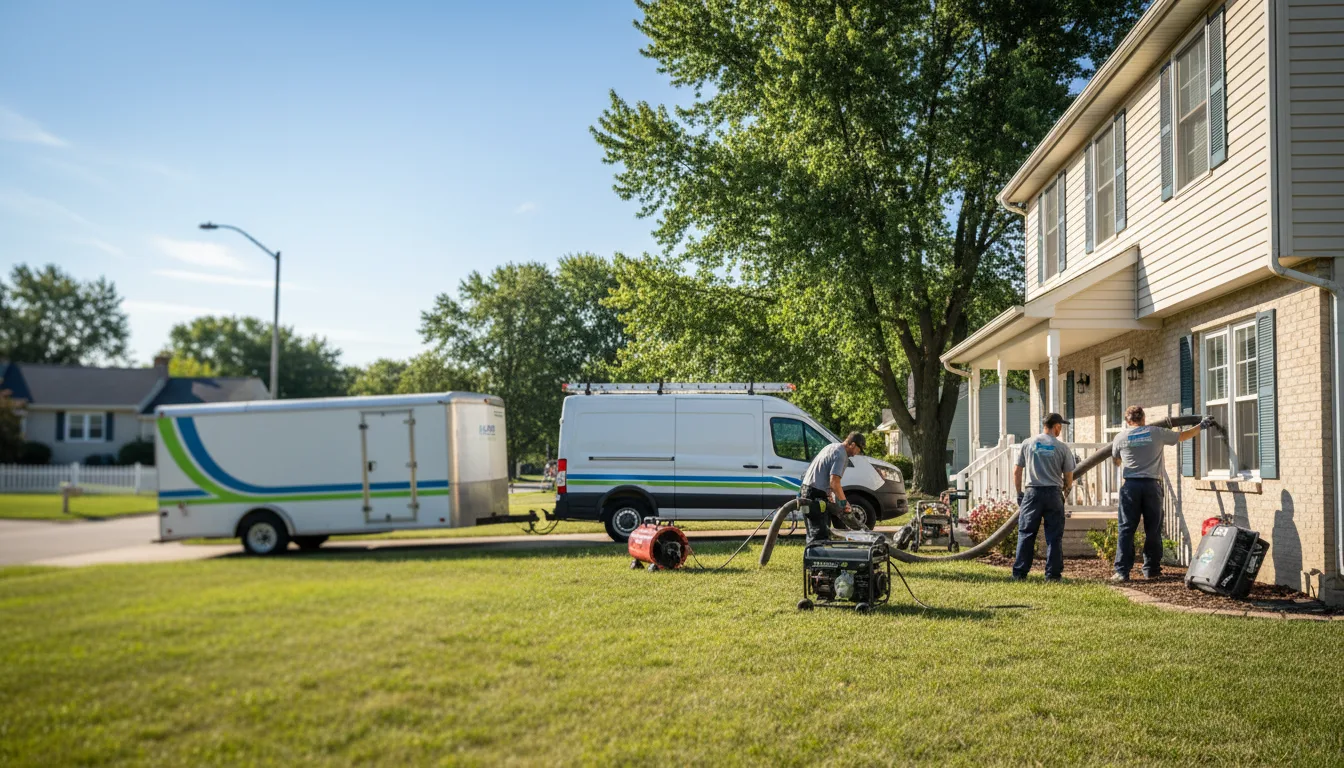 Flooded Basement Restoration And Cleanup With Repair in Gladstone, MI near me